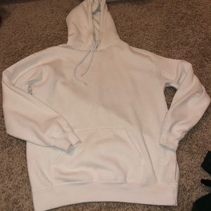 plain white hoodie